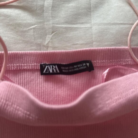 Women's Pink Crop-top - Picture 2 of 3